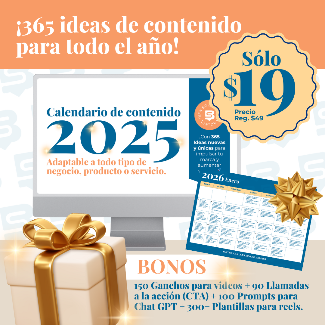 Calendario de Contenido 2025+ Bonos